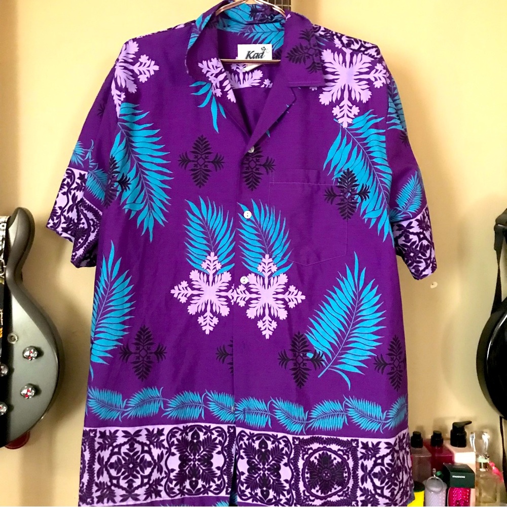 KAD COLLECTION Hawaiian button down